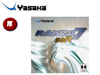 他サイト： Yasaka/ヤサカ B77-90 裏ソフトラバー ラクザ7 ソフト 【厚】 (クロ)の商品画像