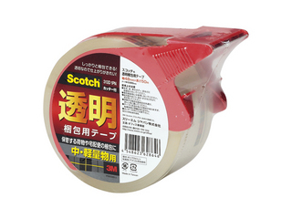 他サイト： 3M スリーエムジャパン Scotch スコッチ 透明梱包用テープ 中・軽量物梱包用カッター付 313D 1PN 313シリーズの商品画像