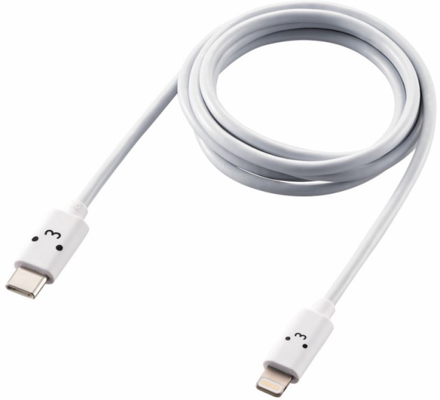他サイト： ELECOM エレコム USB-C to Lightningケーブル(スタンダード) 1.0m ホワイトフェイス MPA-FCLの商品画像