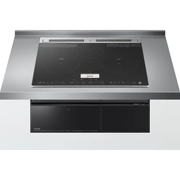 他サイト： HITACHI 日立 HT-N8KTF ビルトイン3口IH N8Tシリーズ ブラック【幅60cm】【単相200V】の商品画像