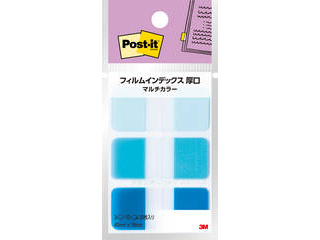 他サイト： 3M スリーエムジャパン Post-it ポスト・イット フィルムインデックス 厚口 マルチカラー2 ブルーアワー 686MC-の商品画像