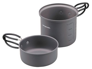 他サイト： CAPTAIN STAG キャプテンスタッグ トレッカー アルミソロクッカーセットの商品画像
