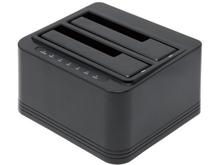 他サイト： ainex アイネックス クローン対応 USB3.2Gen1 HDD/SSDスタンド HDE-17の商品画像