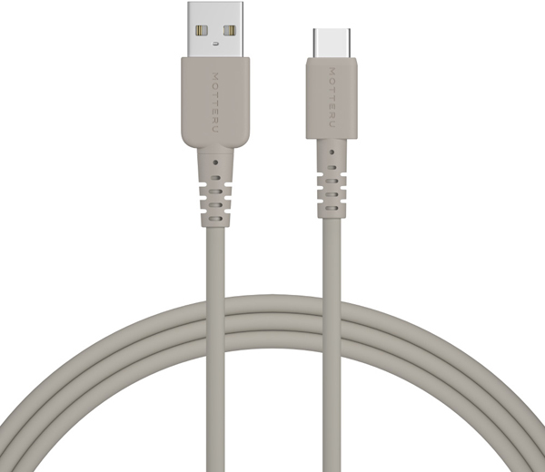 他サイト： Owltech オウルテック MOTTERU USB-A to USB-Cシリコンケーブル 2m ラテグレージュ 2年保証 MOの商品画像