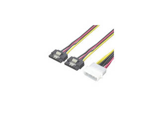 他サイト： 変換名人 変換名人 4pin電源→SATA電源2分岐 4P-SPR/2の商品画像