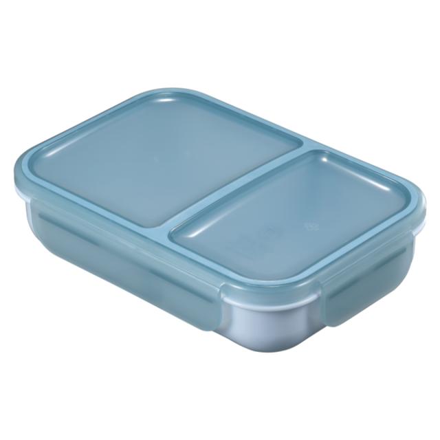 他サイト： CB JAPAN シービージャパン 弁当箱 汁漏れしにくい弁当箱 抗菌ライスボーイ 1段 700ml ブルーの商品画像