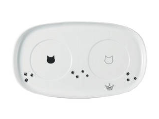 他サイト： necoichi 猫壱 ハッピーダイニング専用食器トレー ダブルの商品画像