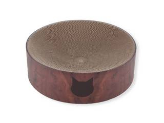 他サイト： necoichi 猫壱 バリバリボウル 猫柄 ダークブラウンの商品画像