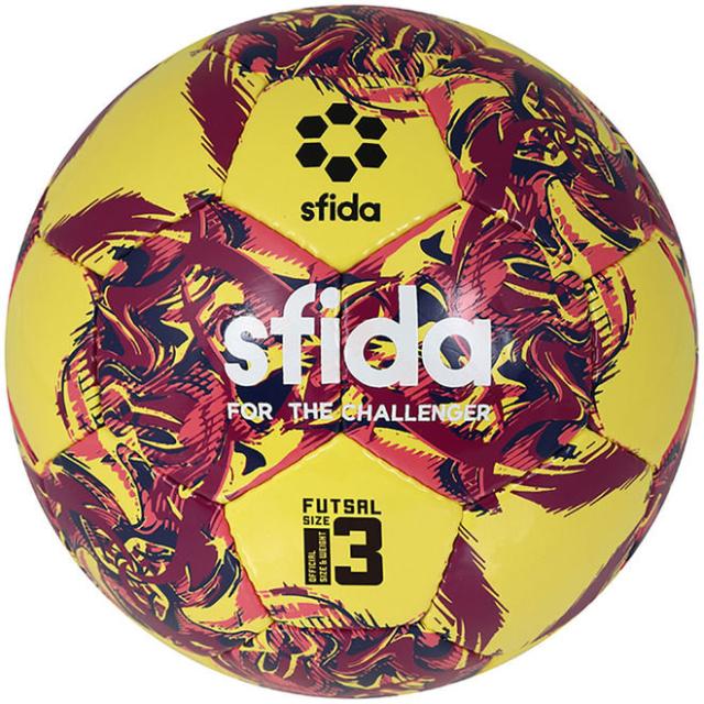 他サイト： sfida スフィーダ フットサルボール INFINITO RIMBA JR【3号球】【YEL】SB23IR03の商品画像