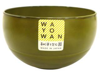 他サイト： アサヒ興洋 お椀 WAYOWAN まる カーキ 大 ( 茶椀 汁椀 )の商品画像