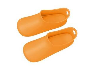 他サイト： OHE オーエ バスシューズ フリーサイズ(約24〜26cm)オレンジ (お風呂掃除 バスブーツ バススリッパ バスサンダル)の商品画像