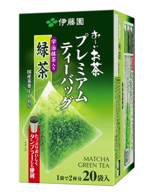 他サイト： ITOEN 伊藤園 お〜いお茶プレミアムティーバッグ抹緑20袋の商品画像