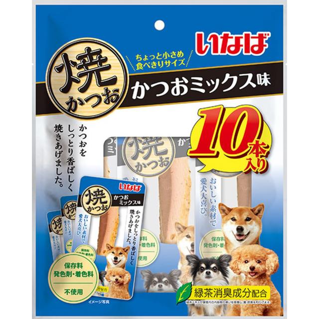 他サイト： いなばペットフード 株式会社 いなば 焼かつお かつおミックス味 10本入の商品画像