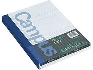 他サイト： KOKUYO/コクヨ ノ-4BX5 キャンパスノート6号(セミB5)B罫 40枚 5冊組の商品画像