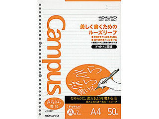 他サイト： KOKUYO/コクヨ ノ-816ATN キャンパスルーズリーフ(さらさら書ける)A罫ドット A4 50枚の商品画像