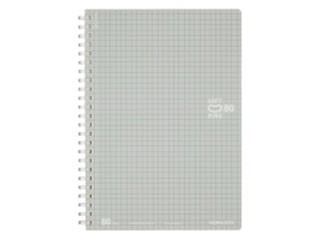 他サイト： KOKUYO/コクヨ ソフトリング方眼罫80枚A5 銀 ス-SV338S5-Cの商品画像