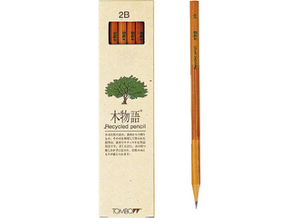 他サイト： Tombow/トンボ鉛筆 鉛筆 木物語 2B 鉛筆(リサイクル芯) LA-KEA2Bの商品画像