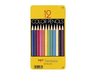 他サイト： Tombow/トンボ鉛筆 缶入色鉛筆 12色 NQ CB-NQ12Cの商品画像