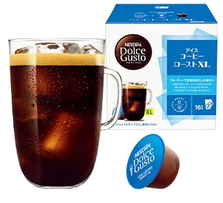 他サイト： Nestle ネスレ ICR16001 ドルチェグスト専用カプセル アイスコーヒーローストXL 16個入り(16杯分)の商品画像