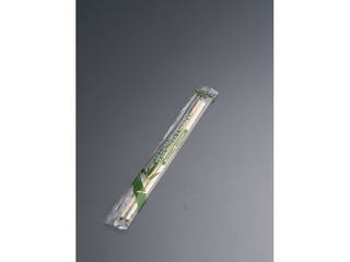 他サイト： YANAGI やなぎプロダクツ 竹丸角 ポリ完封箸 楊枝入 20cm PK−016(100膳入)の商品画像