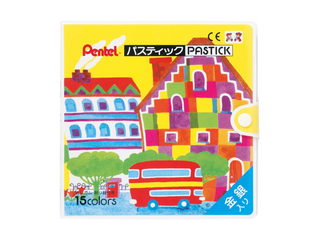 他サイト： Pentel/ぺんてる パスティック 15色  GC1-15の商品画像
