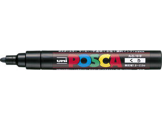 他サイト： uni/三菱鉛筆 POSCA ポスカ 中字丸芯 黒 PC5M.24の商品画像
