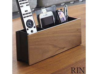 他サイト： YAMAZAKI 山崎実業 【RIN/リン】ペン&リモコンラック ブラウン (2731)の商品画像