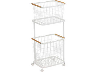 他サイト： YAMAZAKI 山崎実業 ランドリーワゴン バスケット   3300の商品画像