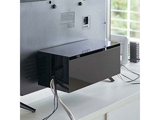 他サイト： YAMAZAKI 山崎実業 テレビ裏ケーブルボックス スマート ブラックの商品画像