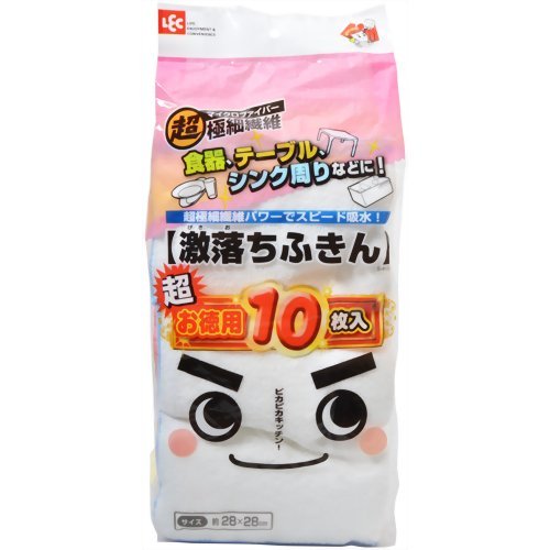 他サイト： LEC レック 激落ちふきん お徳用 10枚入り S415の商品画像