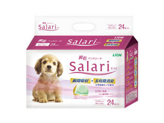 他サイト： LION PET ライオン商事 瞬間ペットシート Salari ワイド 24枚の商品画像