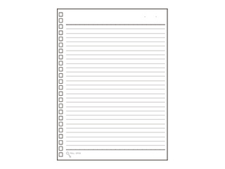 他サイト： LIHIT LAB./リヒトラブ ツイストリングノート専用リーフB罫 A5 A5判 専用リーフ N-1650の商品画像