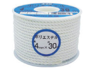 他サイト： yutaka ユタカメイク ロープ ポリエステルロープボビン巻 5mm×30m RS-3の商品画像
