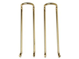 他サイト： WAKI 和気産業 穴あきボード用 真鍮フックダブル 90mm 2個入 ANB-722の商品画像