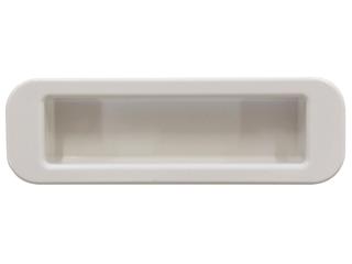 他サイト： WAKI 和気産業 シャッター手掛 文化シャッター純正品 小 73×19mmの穴サイズ用 ホワイト SP-05の商品画像