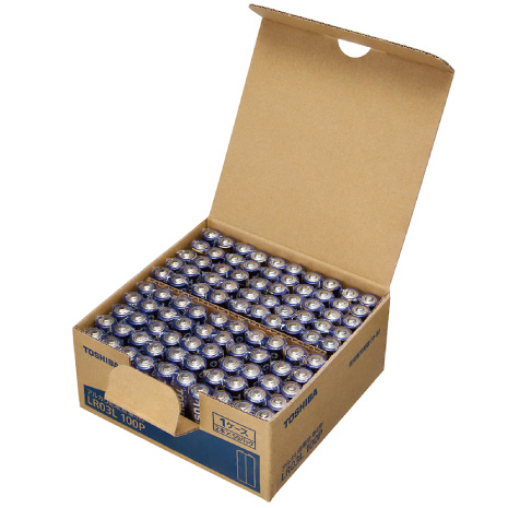 他サイト： TOSHIBA/東芝 LR03L 100P アルカリ乾電池 単4形 100本入の商品画像