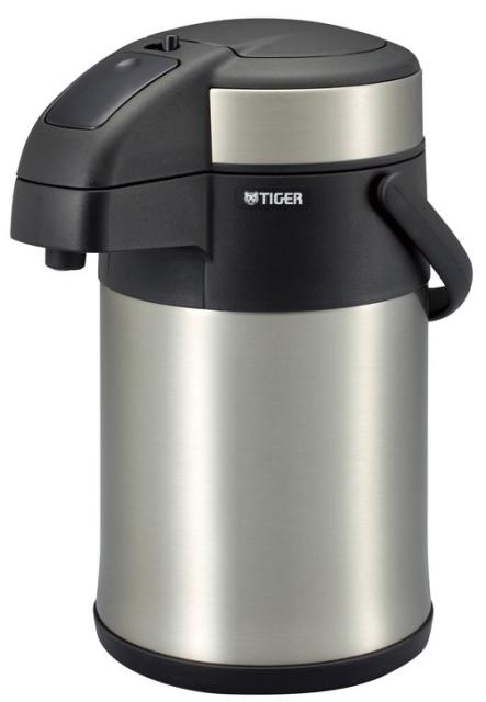 他サイト： TIGER タイガー魔法瓶 MAA-C301-XC(クリアーステンレス) 真空断熱ステンレスエアーポット とら〜ず 3Lの商品画像