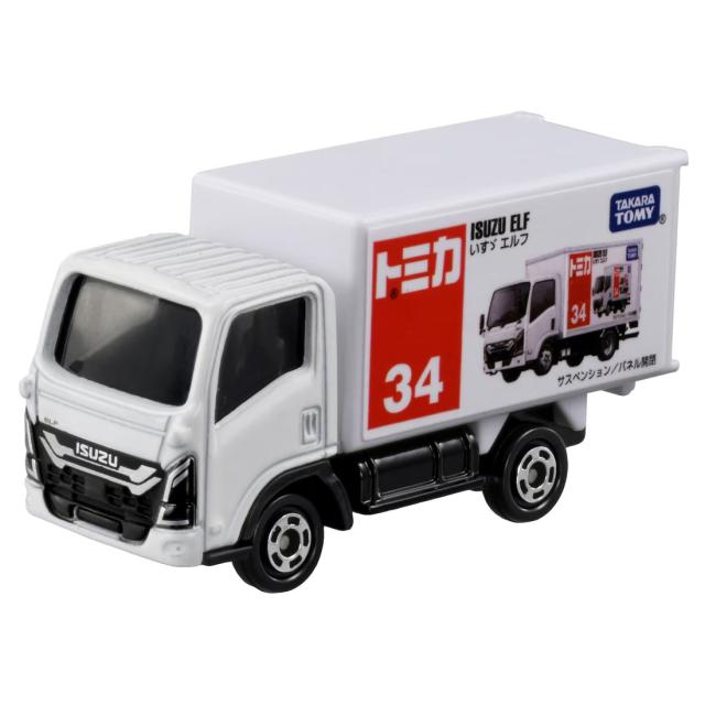 他サイト： TAKARATOMY タカラトミー トミカ No.34 いすゞ エルフ 箱の商品画像