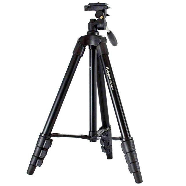 他サイト： Fotopro フォトプロ Fotopro DIGI-204BK(ブラック) 4段コンパクトアルミ三脚の商品画像