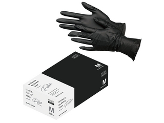 他サイト： KAWANISHI 川西工業 ニトリル手袋 ブラック#2066(粉無) S(100枚入)の商品画像