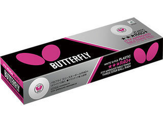 他サイト： バタフライ Butterfly バタフライ 3スターボールR40+ 1ダース入(12個)  ホワイト 95830の商品画像