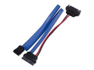 他サイト： ainex アイネックス Slimline SATA電源変換セットコネクタ SLS-3005SA データケーブル 50cmの商品画像