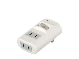 他サイト： BUFFALO バッファロー 2分配タップ 集中スイッチ/雷サージ防止付き ホワイト BSTAPD03WHの商品画像