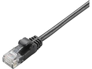 他サイト： ELECOM エレコム CAT6準拠 Gigabit やわらかLANケーブル 1m ブラック LD-GPY/BK1の商品画像