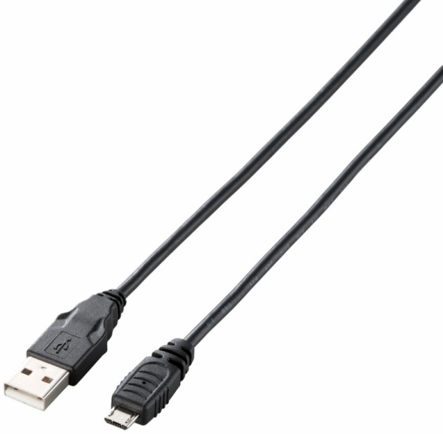 他サイト： ELECOM エレコム Micro-USB(A−MicroB)ケーブル 2.0m U2C-AMB20BKの商品画像