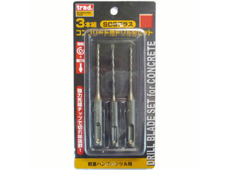 他サイト： SANKYO 三共コーポレーション TCD-343 コンクリートドリルセット 3PCの商品画像