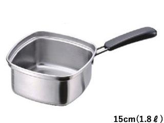 他サイト： SHIMOMURA 下村企販 四角いラーメン鍋 15cm 18Lの商品画像