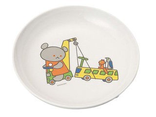 他サイト： KOKUSAI KAKO 国際化工 お子様食器 こぐまちゃん 菜皿 小 D10 KOの商品画像