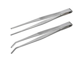 他サイト： KANEKO 兼古製作所 【ANEX】ピンセット 150mm 2本組 (直・先曲) ATW-S2の商品画像