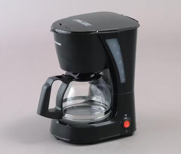 他サイト： IRIS OHYAMA アイリスオーヤマ CMK-652-B ブラック ドリップ式コーヒーメーカーの商品画像